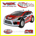 1/10th electric Powered RC Rally carro do Vrx corridas